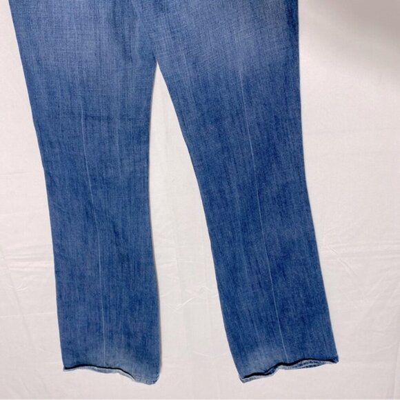 7 For All Mankind Med Wash Low Rise Straight Boot Cut Jeans 29 - Picture 13 of 15